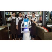 穿山甲Amy艾米 智能商業(yè)服務機器人 無軌送餐迎賓機器人